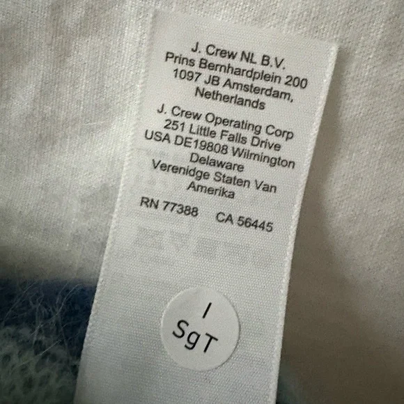 NWT Madewell Blue and Cream Striped Sweater - Picture 10 of 10